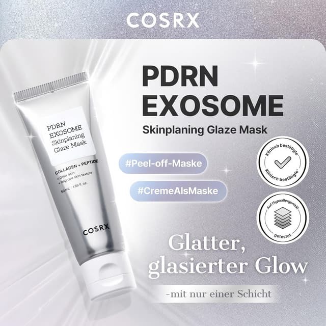 Detalle de COSRX PDRN Exosome Skinplaning Glaze Mask 50ml