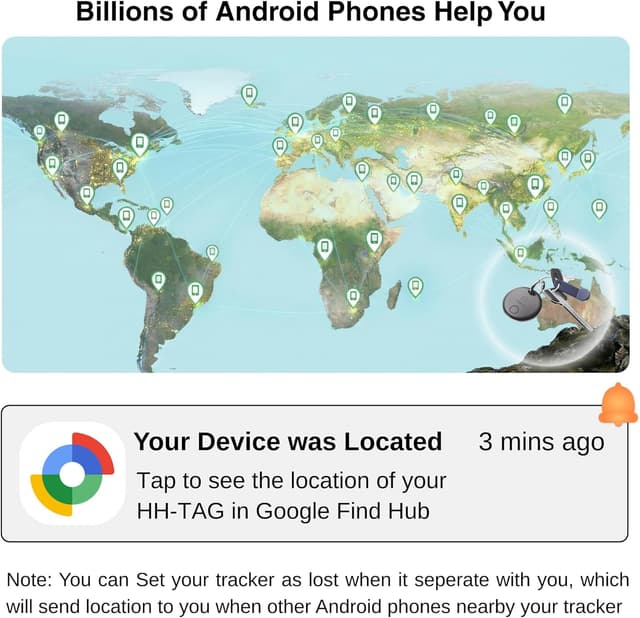 Detalle de HH-Tech Android Tracker Tag 2 Pack Bluetooth