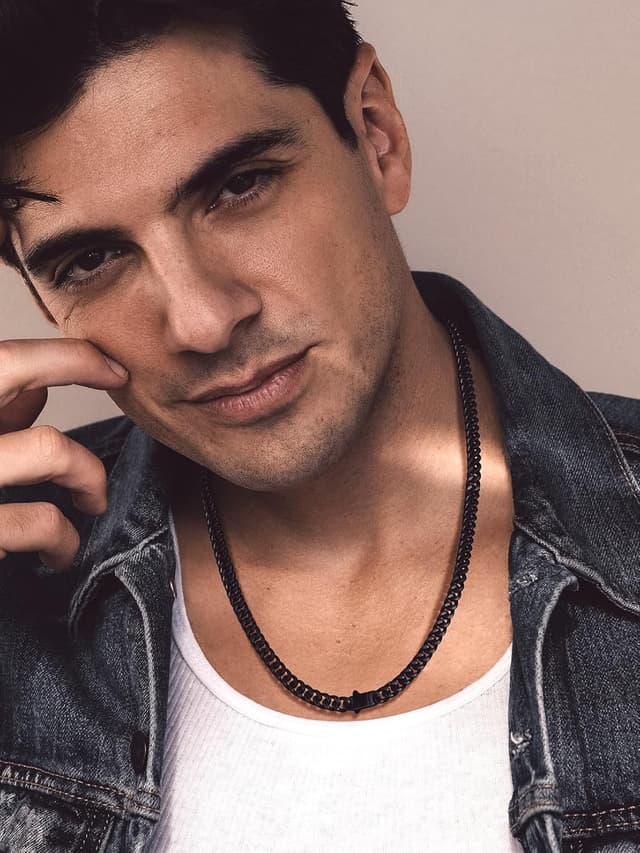 Detalle de Bandmax Panzerkette Herren aus 316L Edelstahl – kubanische Gliederkette 5/7/9/12 mm in Schwarz, Silber, Gold