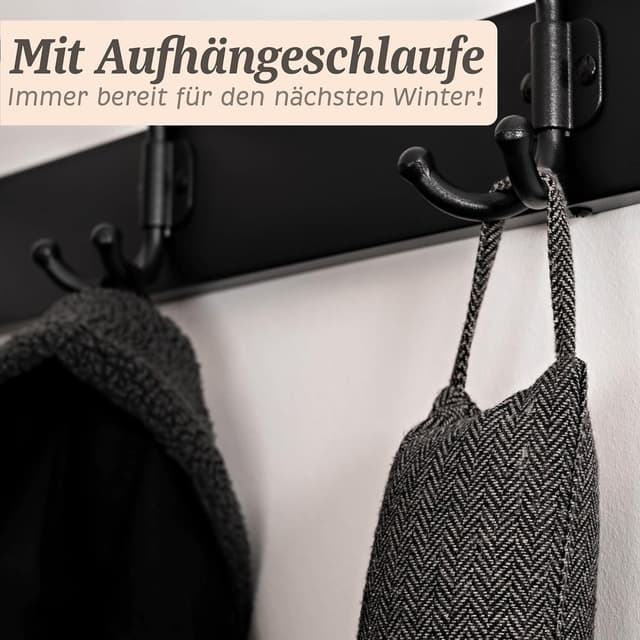 Thumbnail 6 de Praknu Zugluftstopper für Türen 90 cm – waschbarer, extra schwerer Windstopper in Grau