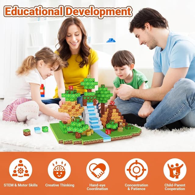 Thumbnail 4 de Magnetic Blocks 100PCS 1‑inch magnetic building toys 🧩