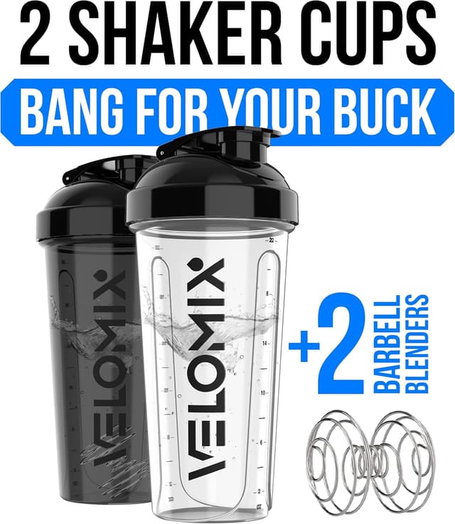 Detalle 2 de VELOMIX 28 oz Protein Shaker 🥤