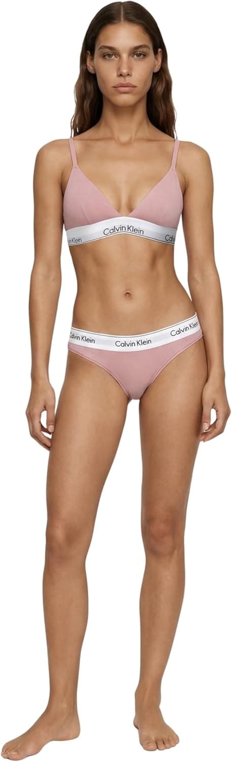 Detalle 2 de Calvin Klein Donna reggiseno a triangolo lightly lined con fascia e logo
