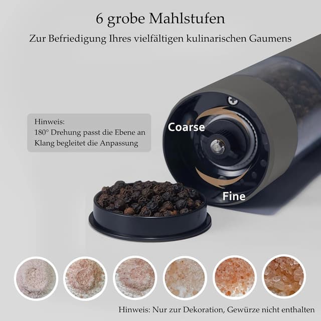 Thumbnail 5 de TLYSXPRO elektrische Salz- und Pfeffermühle 2er-Set ⚙