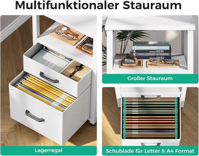 Detalle 2 de Coleshome Schreibtisch L-Form 140x80