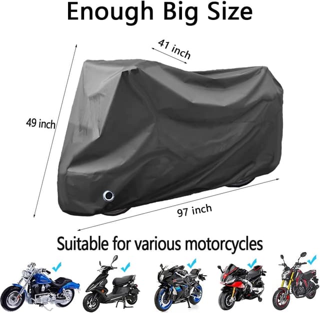 Thumbnail 1 de MENKOW 2XL Motorcycle Cover Waterproof