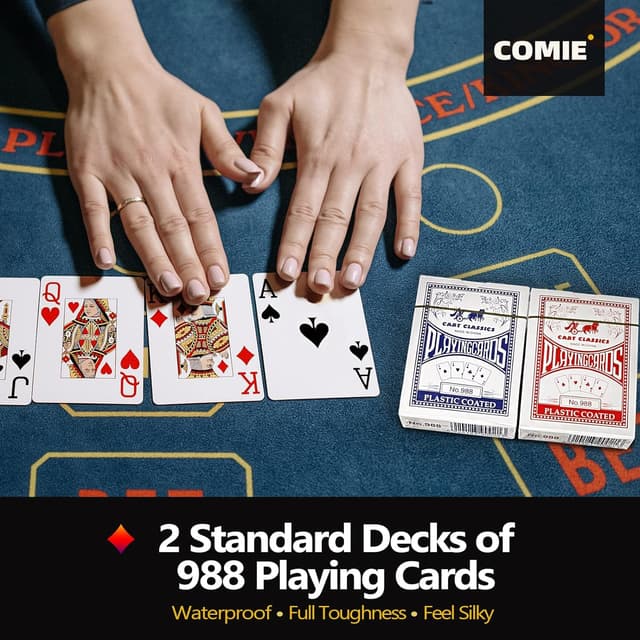 Detalle 2 de Comie Poker Chips 500PCS poker chip set 🎲