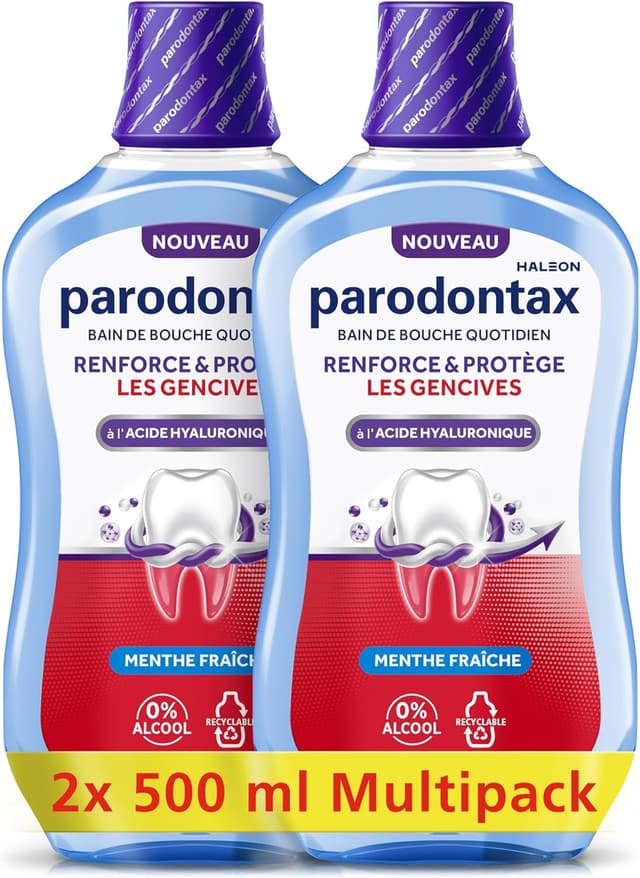 Imagen de PARODONTAX Bain de Bouche 2 x 500 ml 🦷 en OfertitasTOP