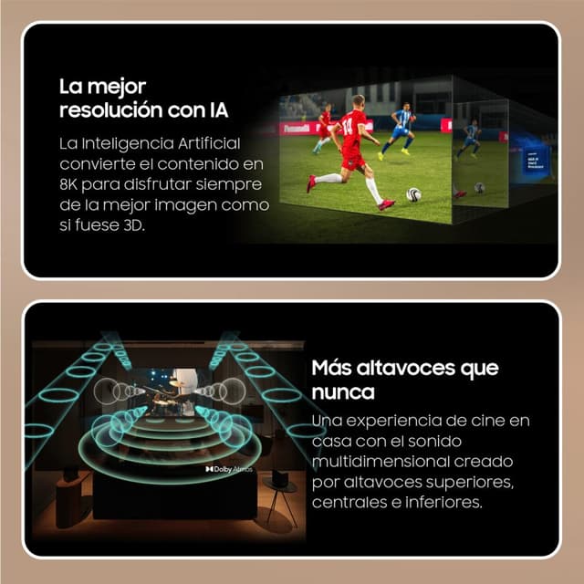 Detalle 2 de Samsung QN900D Neo QLED 85” 8K Mini LED con sonido y IA