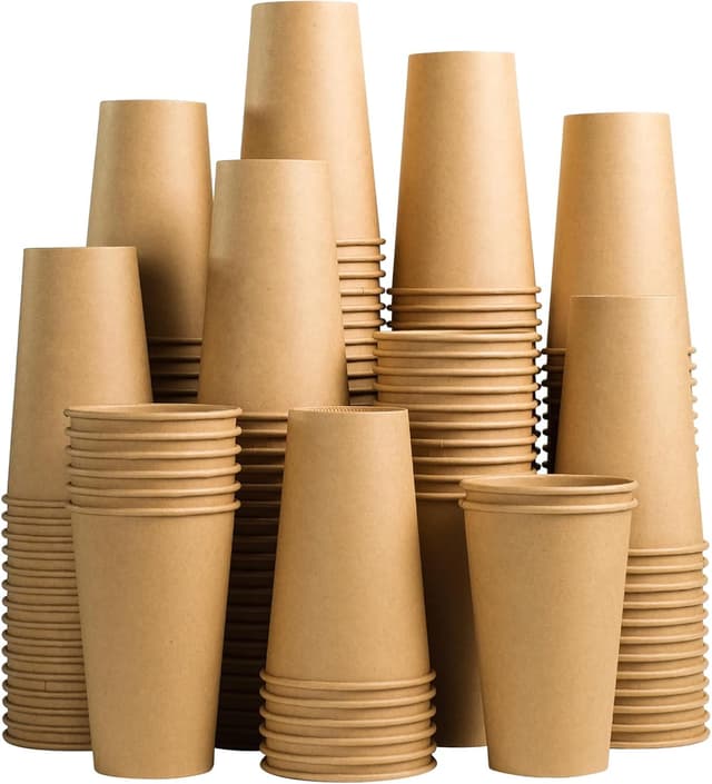 Imagen de Lamosi 16 oz Kraft Paper Cups 🥤 en OfertitasTOP