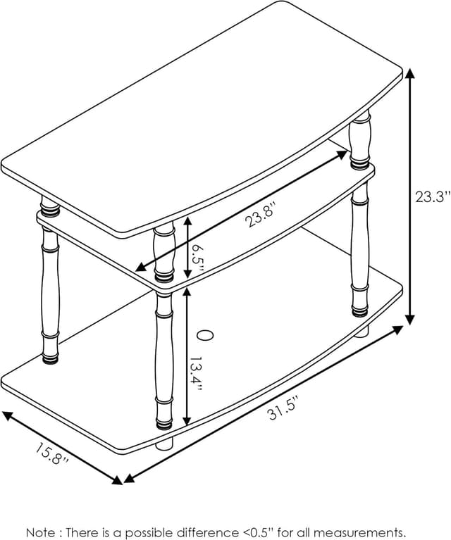 Thumbnail 2 de Furinno Turn-N-Tube Supporto TV 40,13 cm