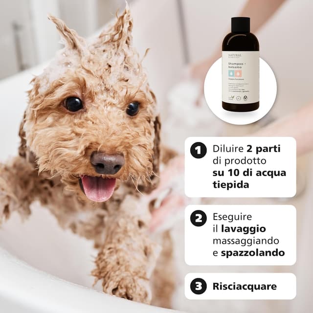 Detalle 2 de Natural Derma Pet Shampoo 2 in 1, 200 ml