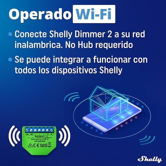 Thumbnail 3 de Shelly Dimmer 2 atenuador WLAN con medición de consumo 🎛