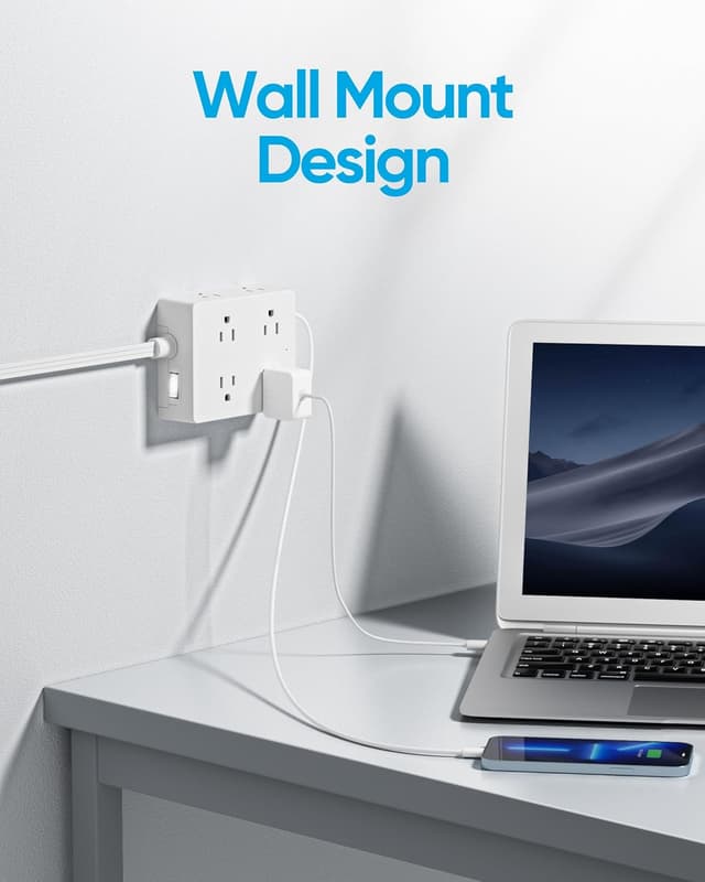 Thumbnail 4 de Olcorife Surge Protector Power Strip 20ft