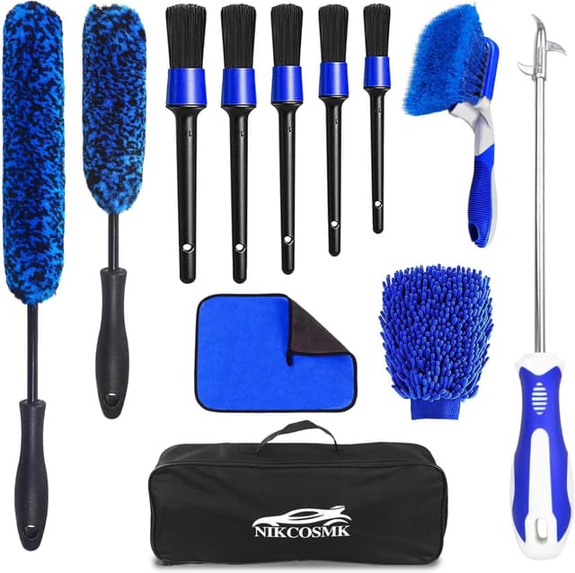 Detalle de NIKCOSMK 12Pcs Wheel Brush Kit
