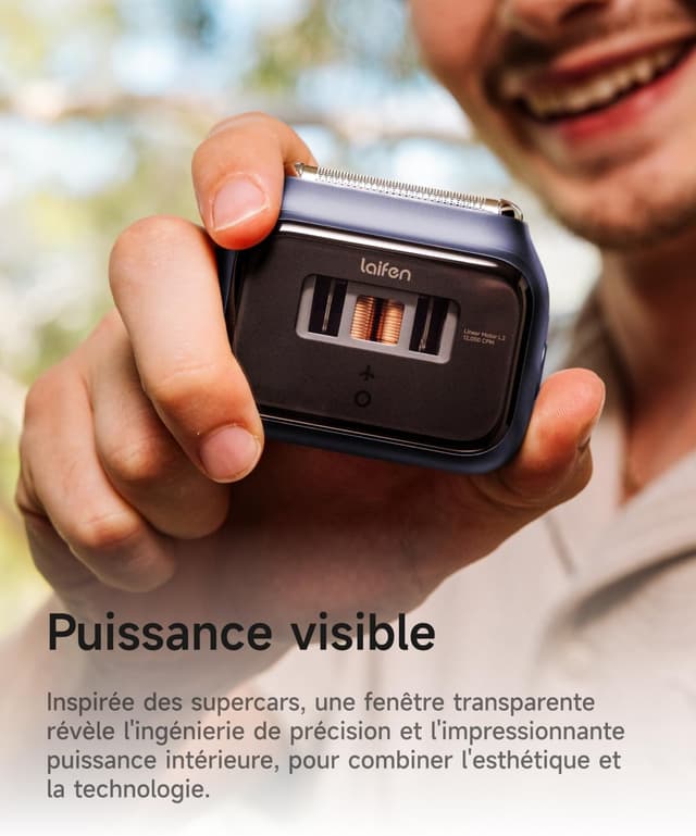 Detalle de Laifen P3 Pro rasoir électrique 12000 CPM