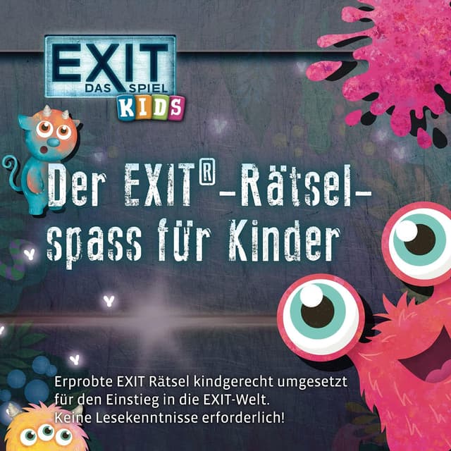 Detalle 2 de KOSMOS EXIT® Das Spiel Kids (683733) – Escape-Room-Rätselspaß für Kinder ab 5 Jahren