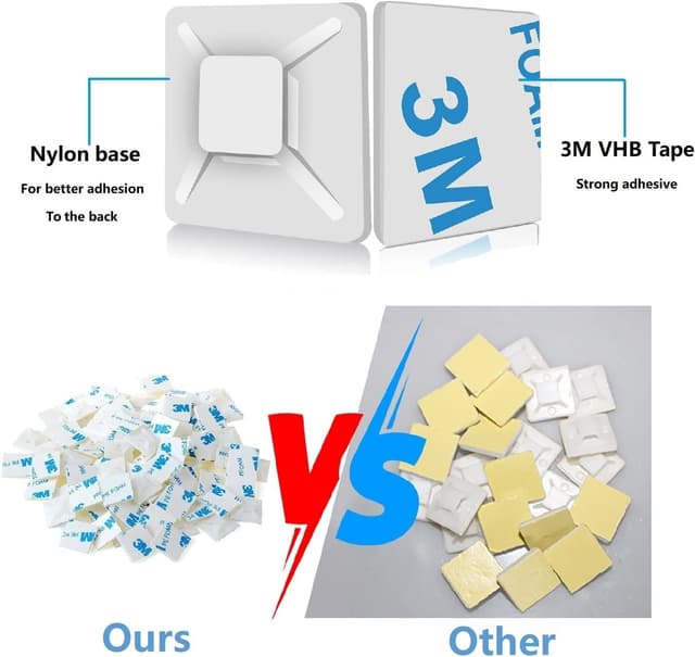 Detalle 1 de SZXULI Kabelbinder Set 200 Stück, 120 mm