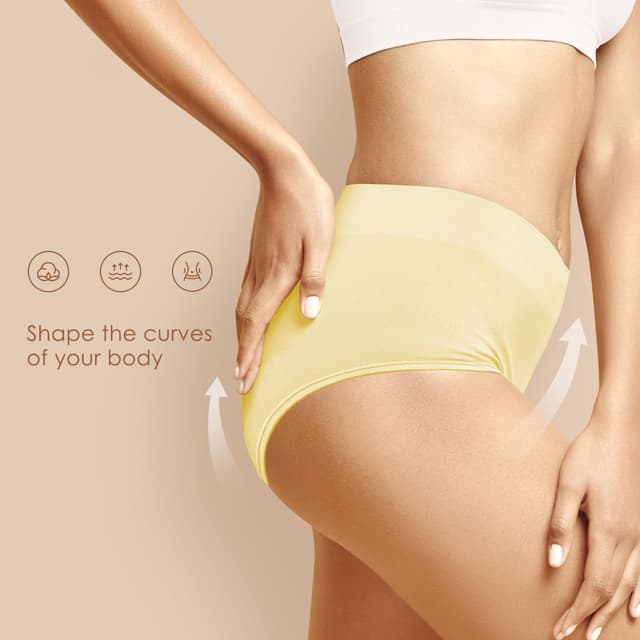 Detalle 2 de Women’s high waist cotton knickers, 5 pack