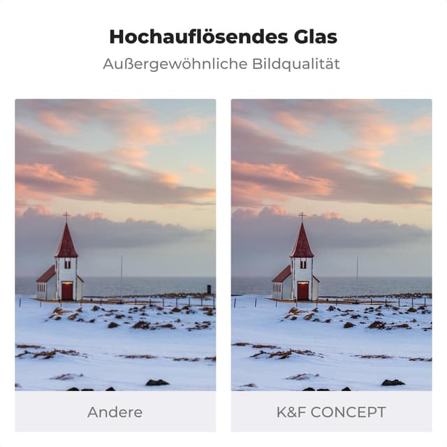 Detalle 2 de K&F CONCEPT Nano-X Soft GND8 0,9 ND 100x150 mm