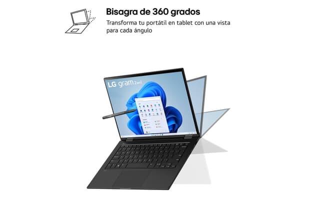 Detalle de LG gram 14T90S i7, 16 GB, 512 GB SSD