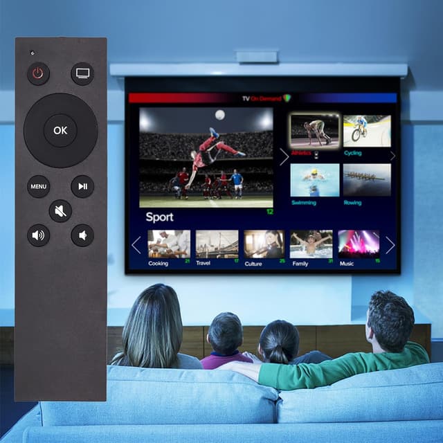 Detalle 1 de New Infrared Remote Replacement for Apple TV 4K (A1294, A1218, A1378, A1427, A1625, A1842)