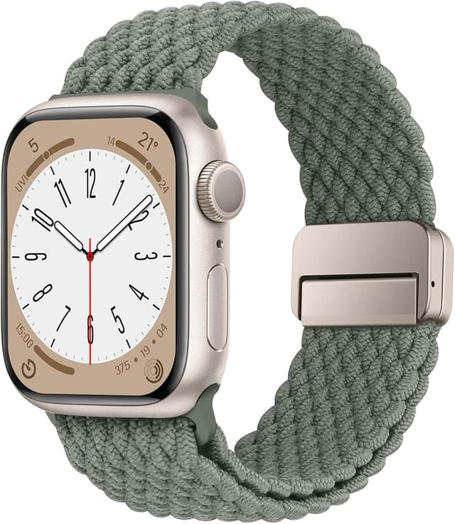 Detalle de HITZEE nylon magnetic Apple Watch strap