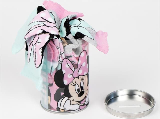 Detalle 2 de Calzini Minnie CERDÁ LIFE’S LITTLE MOMENTS, confezione da 4 paia unisex per bambini e ragazzi