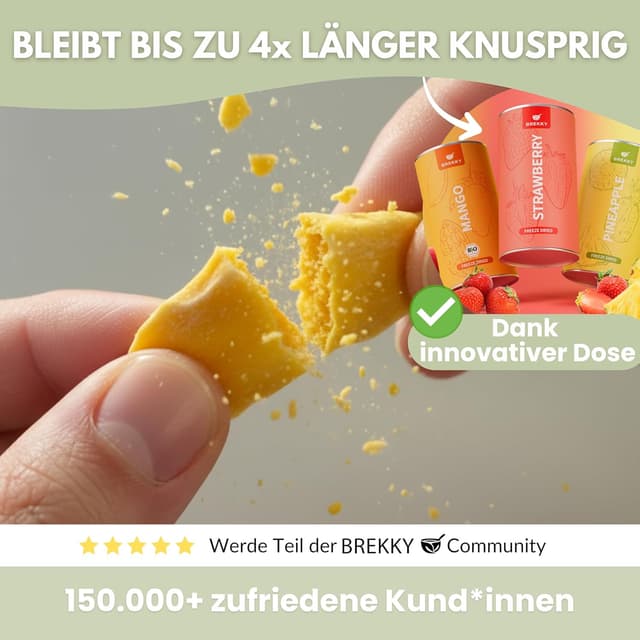 Thumbnail 4 de BREKKY Gefriergetrocknete Mango BIO
