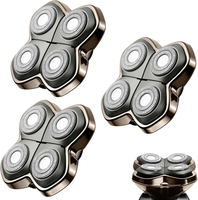 Detalle de AUDOC Skull Shaver blade set, 3 pcs