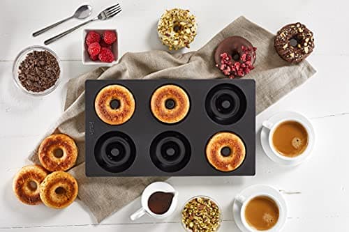 Thumbnail 8 de Lékué Molde para Donuts de Silicona Platinum, 6 Cavidades 🍩