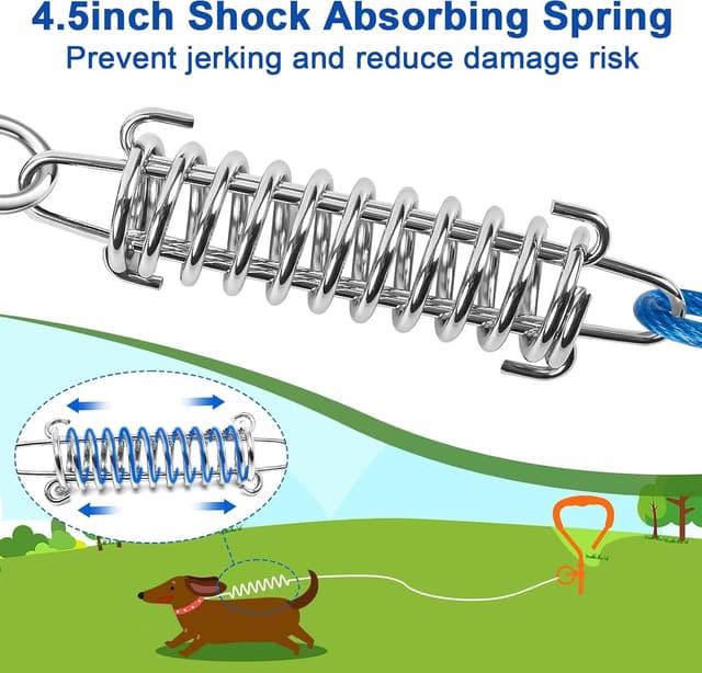 Detalle de Chuiendi dog tie out cable 10m lead