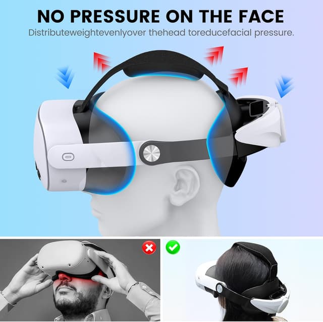 Detalle de BEBONCOOL Gaming Headstrap für VR 55°