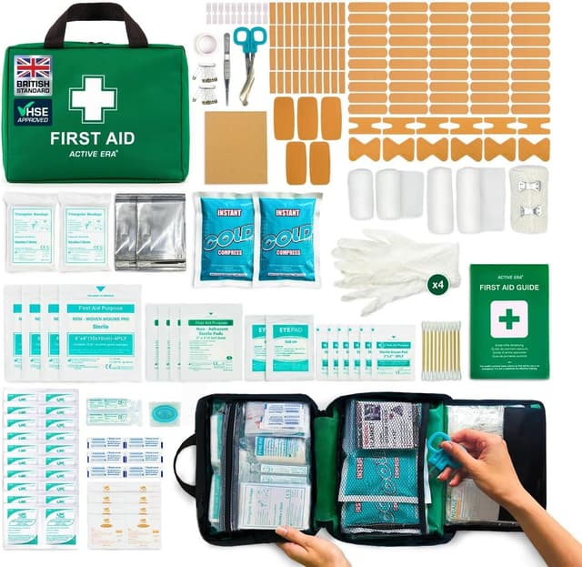 Thumbnail 4 de 180 Piece First Aid Kit Refill with Eyewash and Blanket 🩹