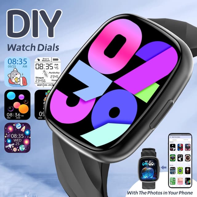 Detalle de Ucani Kids Smart Watch (6–16 years) IP68 Waterproof Fitness Tracker with 1.75" Touch Screen