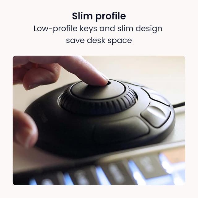Detalle de Contour Multimedia Controller Xpress - Black: controller multimediale con jog e tastiera/mouse integrati