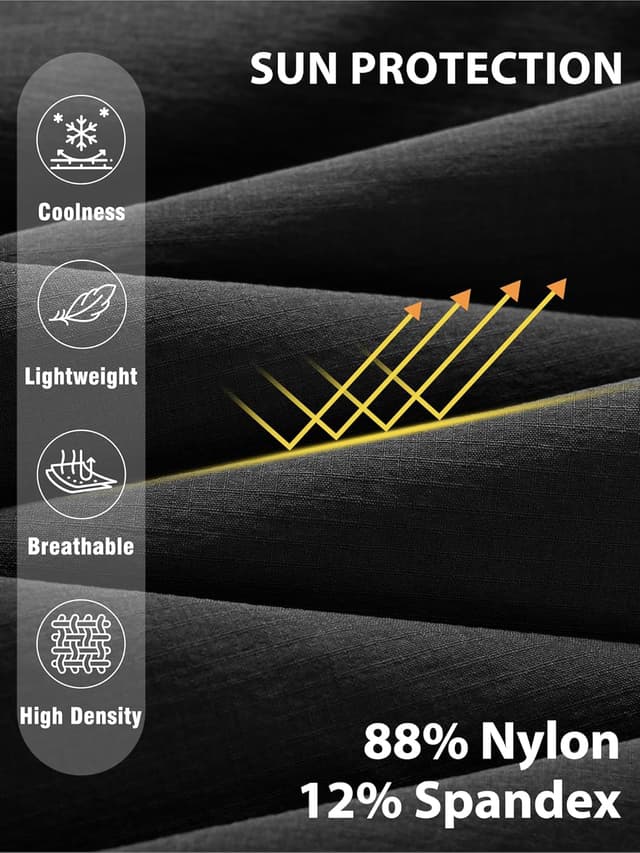 Thumbnail 6 de Zoofly Men’s Lightweight Cargo Hiking Pants (6-Pocket, Waterproof Quick-Dry Nylon Stretch)