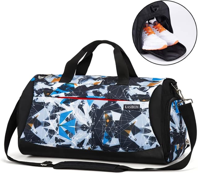 Detalle 2 de Sports Gym Bag with Shoes Compartment and Wet Pocket