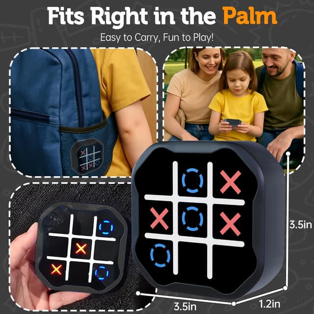 Detalle 2 de 3-in-1 Tic Tac Toe handheld game