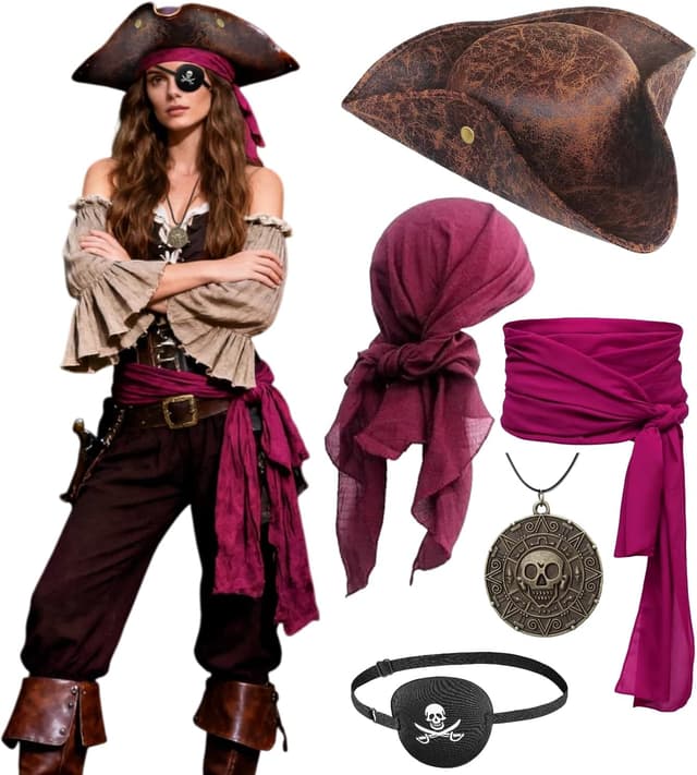 Imagen de kasahara Ensemble Accessoires Pirate complet en OfertitasTOP