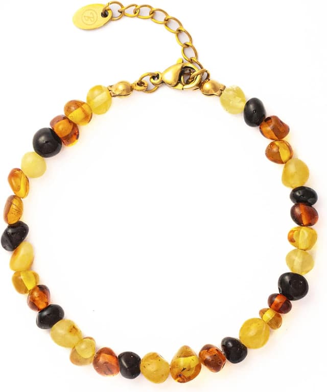 Thumbnail 6 de BERGERLIN Echtes Naturstein Perlenarmband mit Aquamarin & 925 Sterling Silberperle (geprüft in Deutschland)