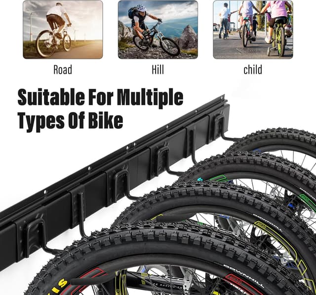 Thumbnail 1 de Sinoer Portabicicletas de pared para 6 bicicletas 64