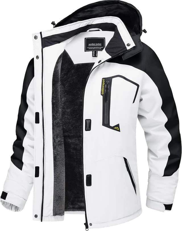 Detalle de TACVASEN Women’s Waterproof Winter Jacket with Detachable Hood