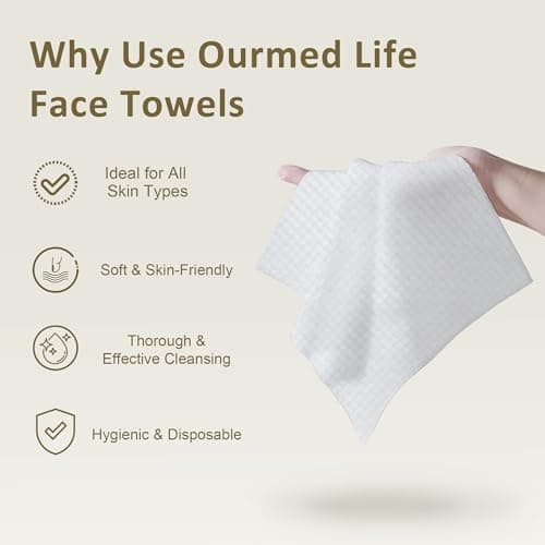 Thumbnail 7 de Ourmed Life Disposable Face Towel, 150 Count ⚙