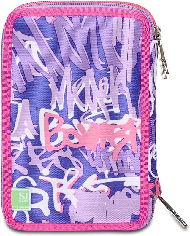 Thumbnail 6 de Astuccio SJ Gang 3 zip Sphere Full Girl rosa con 3 scomparti e set da 45 pezzi