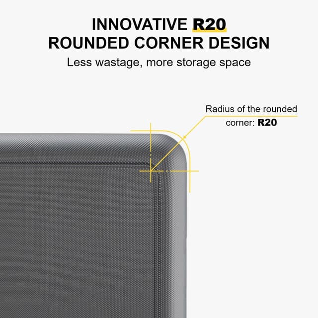 Detalle de LEVEL8 Checked Luggage 24 inch 66cm