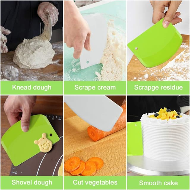 Thumbnail 5 de Vicloon grattoir à pâte 3 pièces