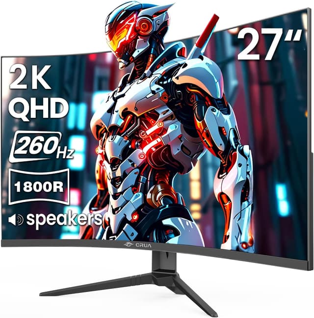 Detalle de CRUA 27-inch curved gaming monitor 260Hz