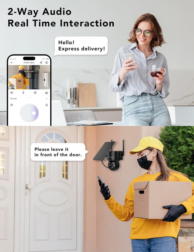 Thumbnail 6 de FAMVIVA 2K Solar PTZ Camera