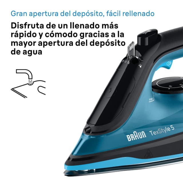 Thumbnail 4 de Braun TexStyle 5 SI5256BL plancha de vapor